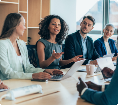 Business team meeting